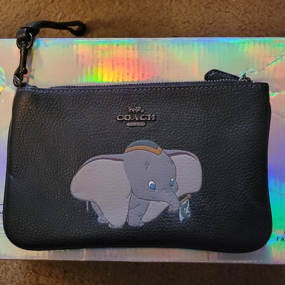 Coach disney x dumbo wristlet